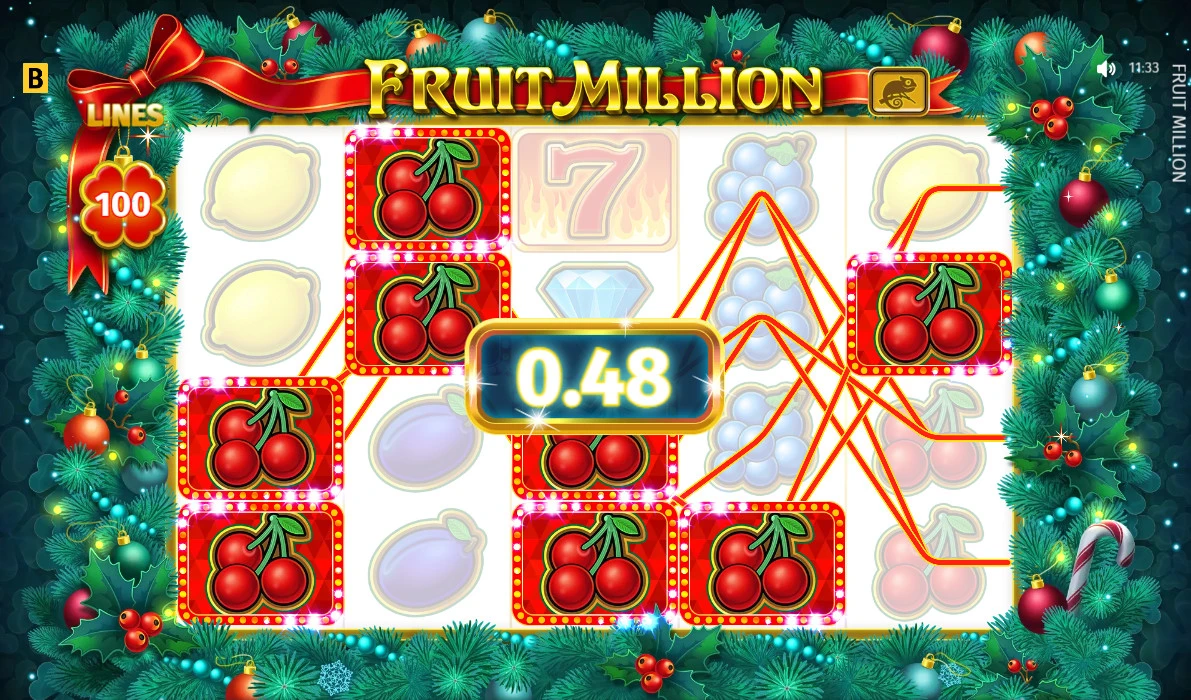 Fruit-Million-losimo-automatas
