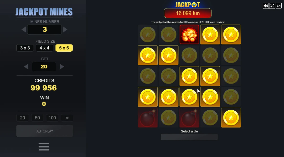 Jackpot-Mines-losimo-automatas