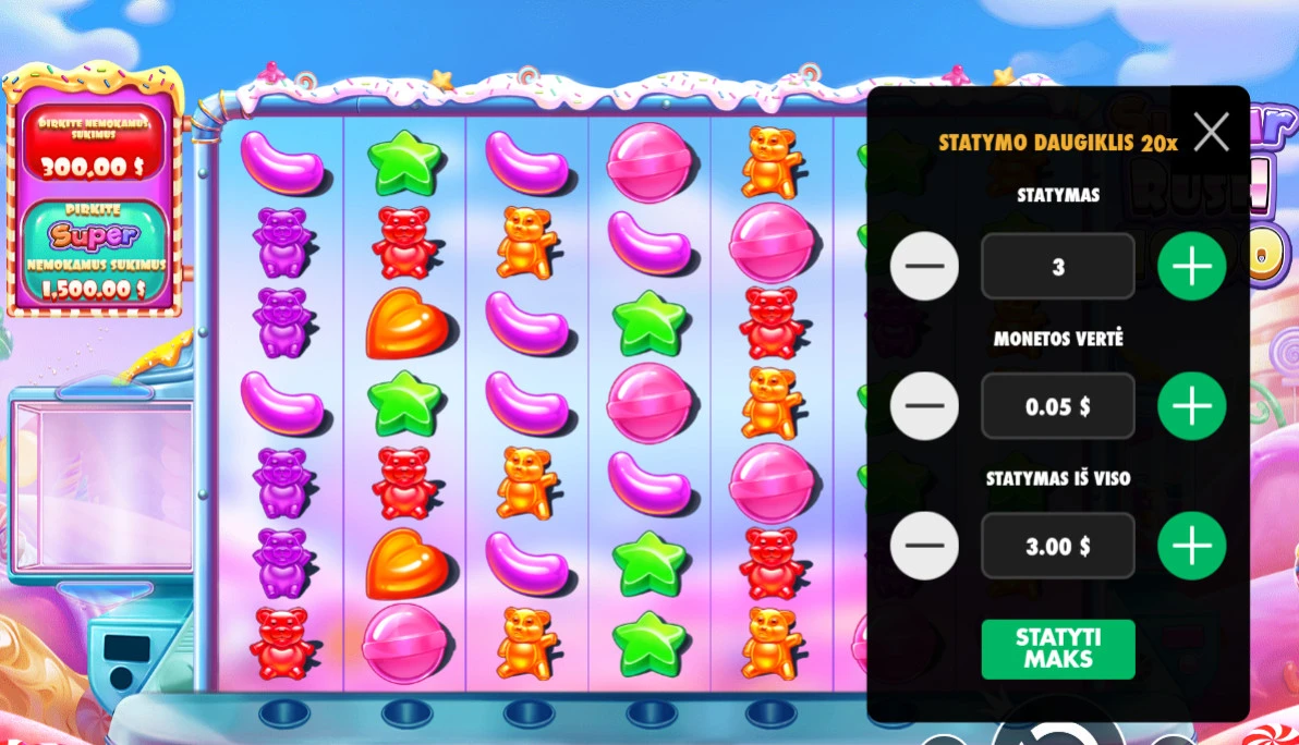 Statymų galimybės Sugar-Rush-1000-statymu-galimybes