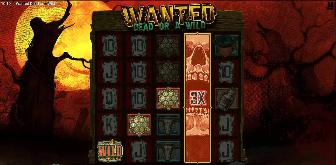 VS simbolis Wanted-Dead-Or-a-Wild-vs-simbolis