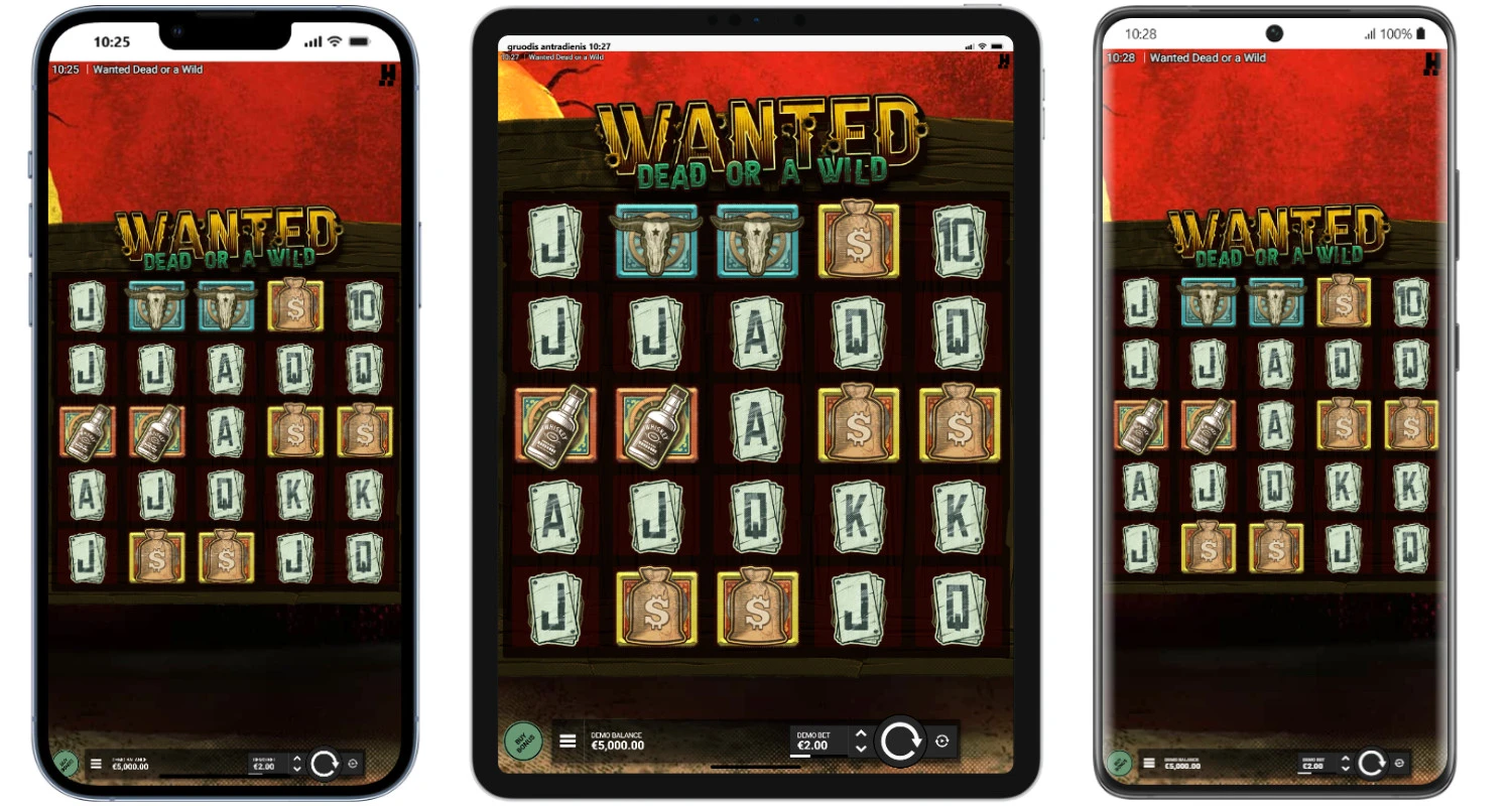 Wanted Dead or a Wild telefone Wanted-Dead-or-a-Wild-mobiliuosiuose-irenginiuose