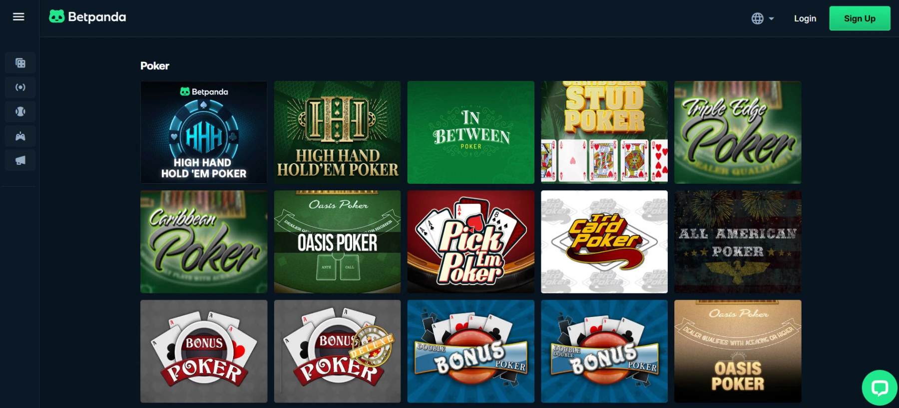 Online video poker BetPanda-video-pokeris