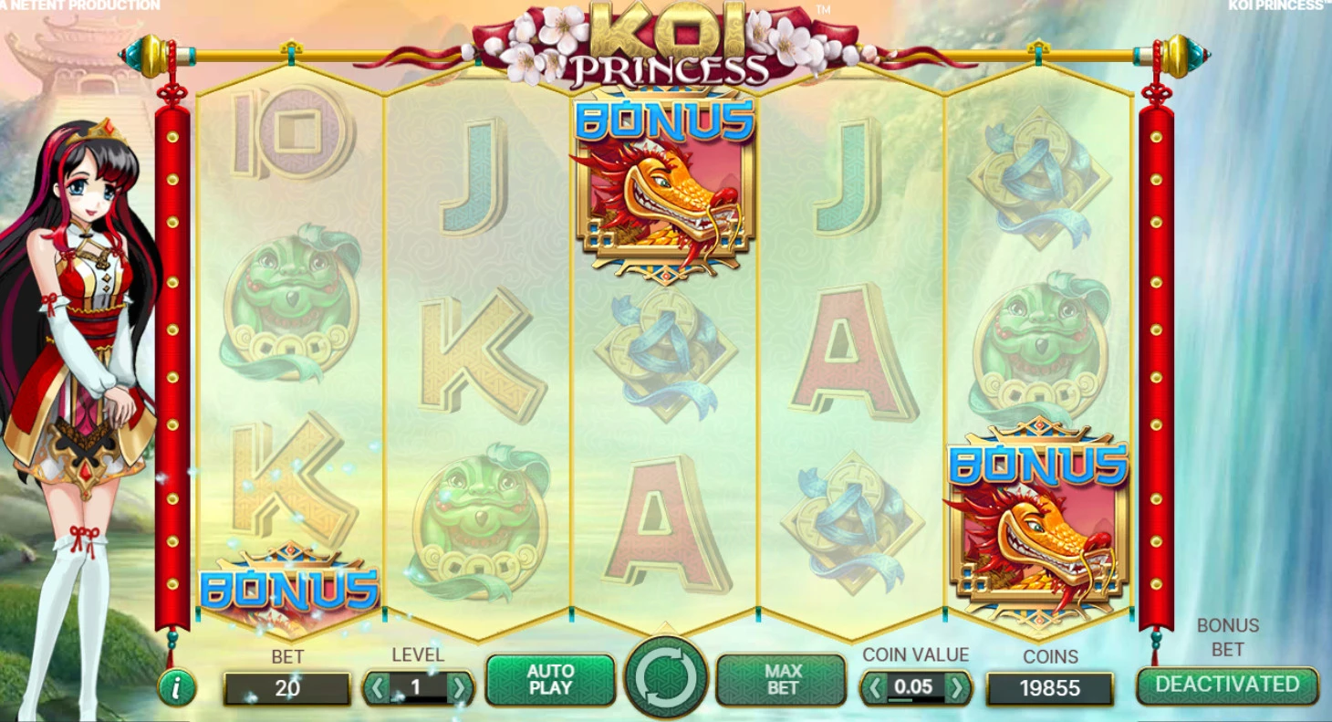 Koi-Princess-lo&scaron;imo-automatas