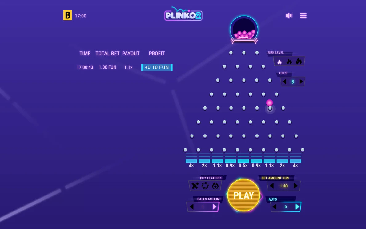 Plinko-2-momentinio-laimėjimo-žaidimas