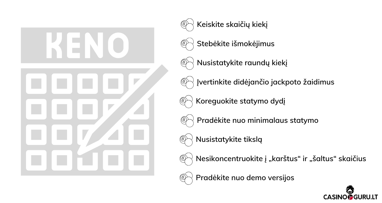 „Keno“ strategijos keno-strategijos