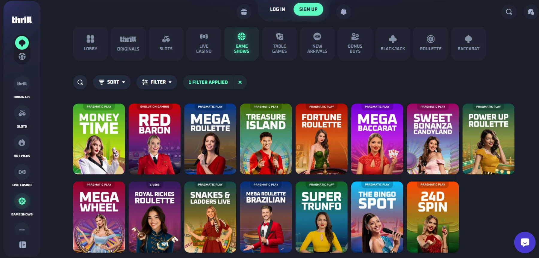 „Thrill“ Live žaidimų šou thrill-live-žaidimų-šou