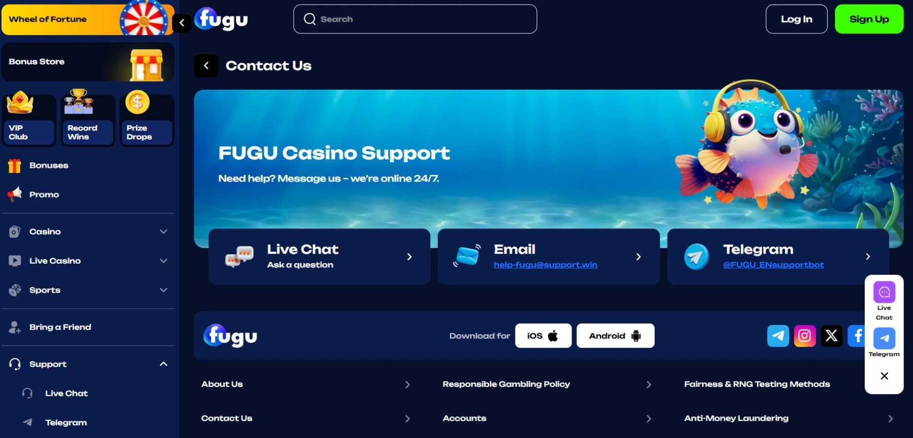 Fugu klientų aptarnavimas Fugu-klientų-aptarnavimas