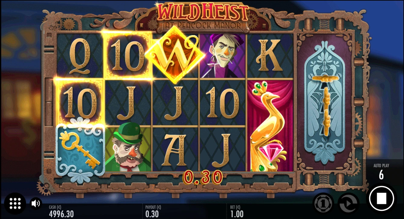 Wild-Heist-at-Peacock-Manor-lo&scaron;imų-automatas