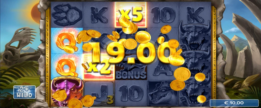 Žaidimo funkcijos Rex-Stampede-lošimo-automatas