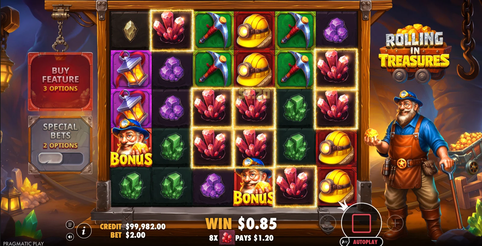 Rolling-in-Treasures-lo&scaron;imo-automatas