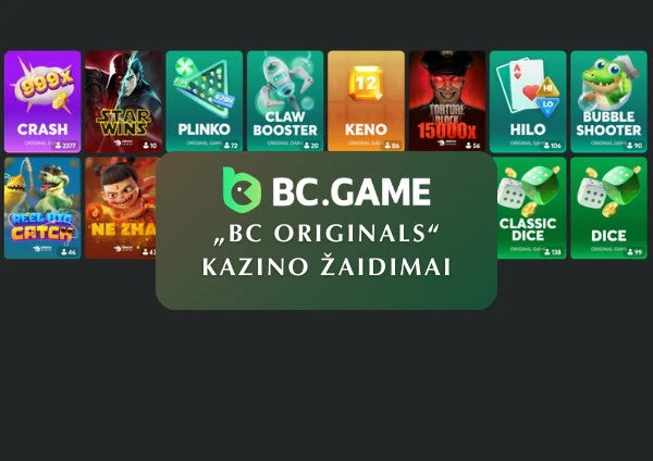 „BC Originals“ kazino žaidimai