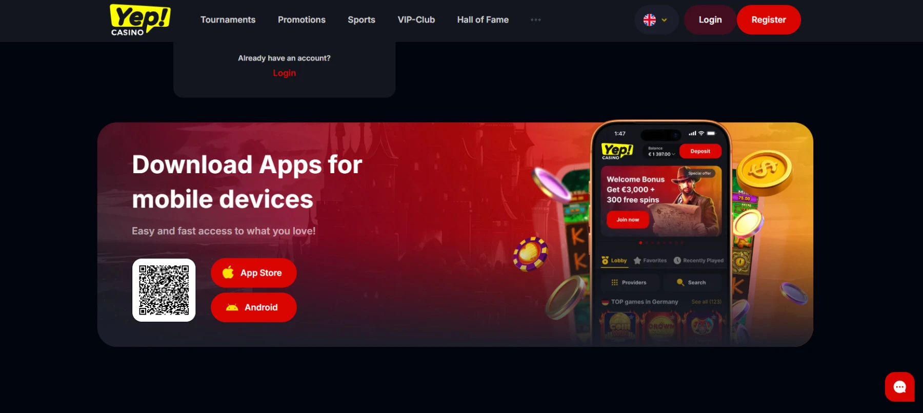 Yep telefone yep-kazino-telefone