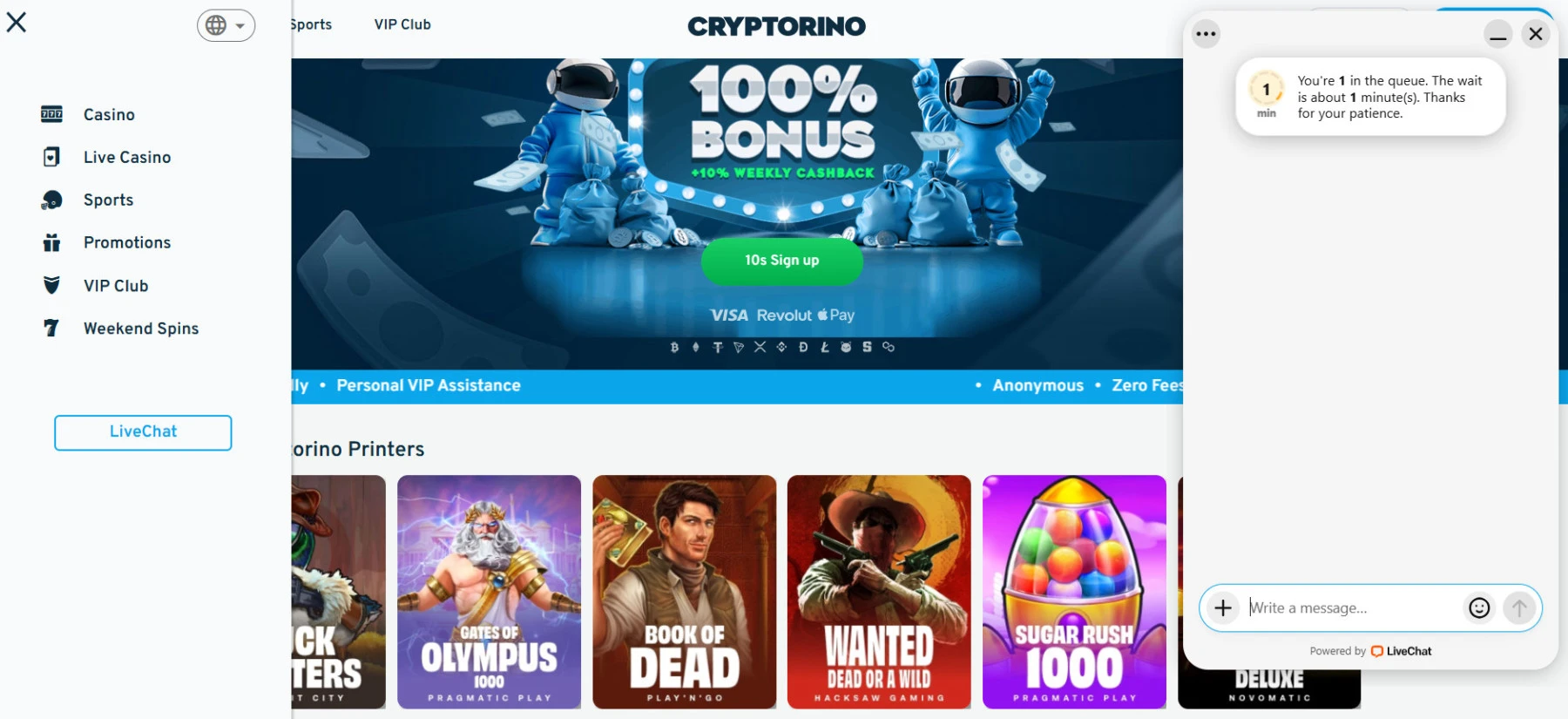 Cryptorino apžvalga Cryptorino-apžvalga