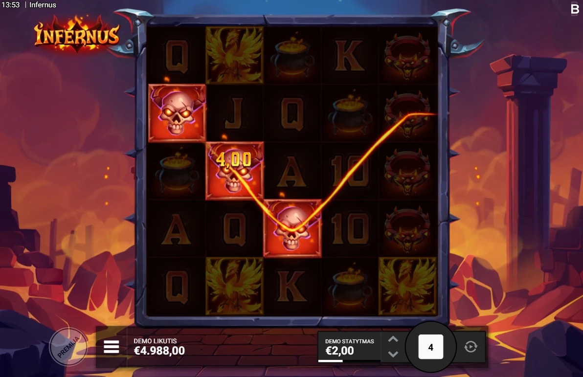 Infernus Infernus-lošimo-automatas