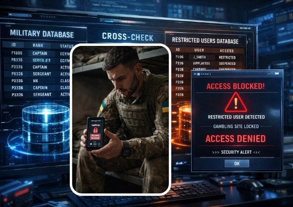 Ukraina imasi veiksmų kariams siekia uždrausti lošti internetu