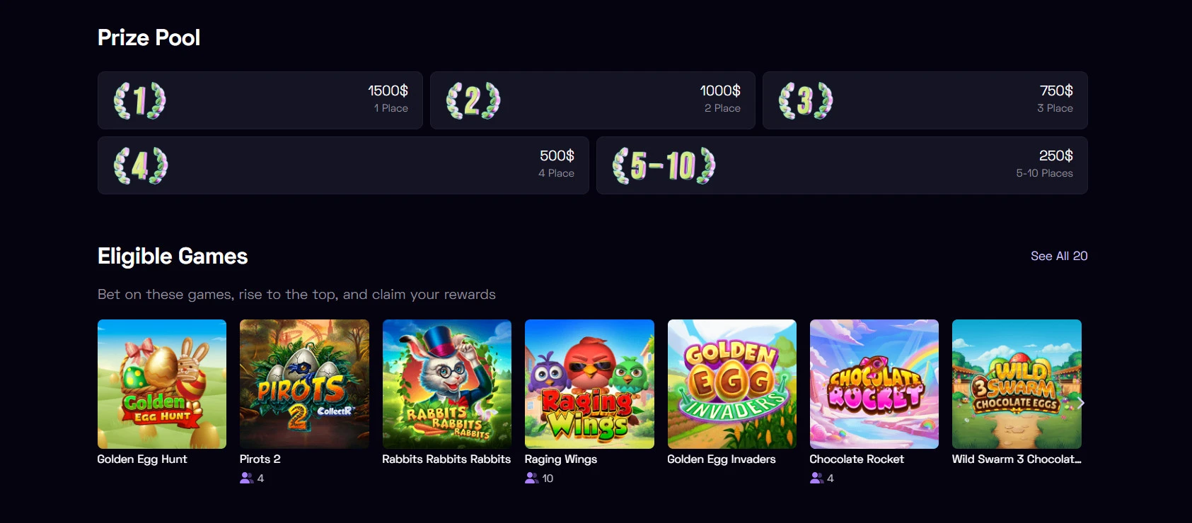 Egg Rush turnyro žaidimai immerion-velykinis-turnyras