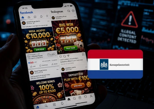 Nyderlandų KSA griežtina kovą su nelegaliomis lošimų reklamomis „Meta“ platformose