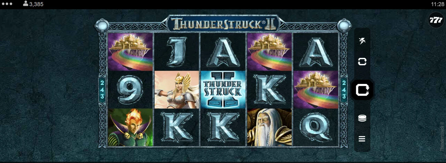 Thunderstruck II Thunderstruck-2-lošimo-automatas