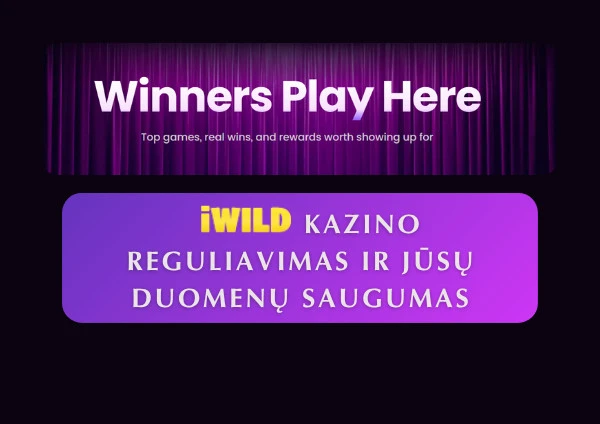 „iWild“ kazino reguliavimas ir jūsų duomenų saugumas