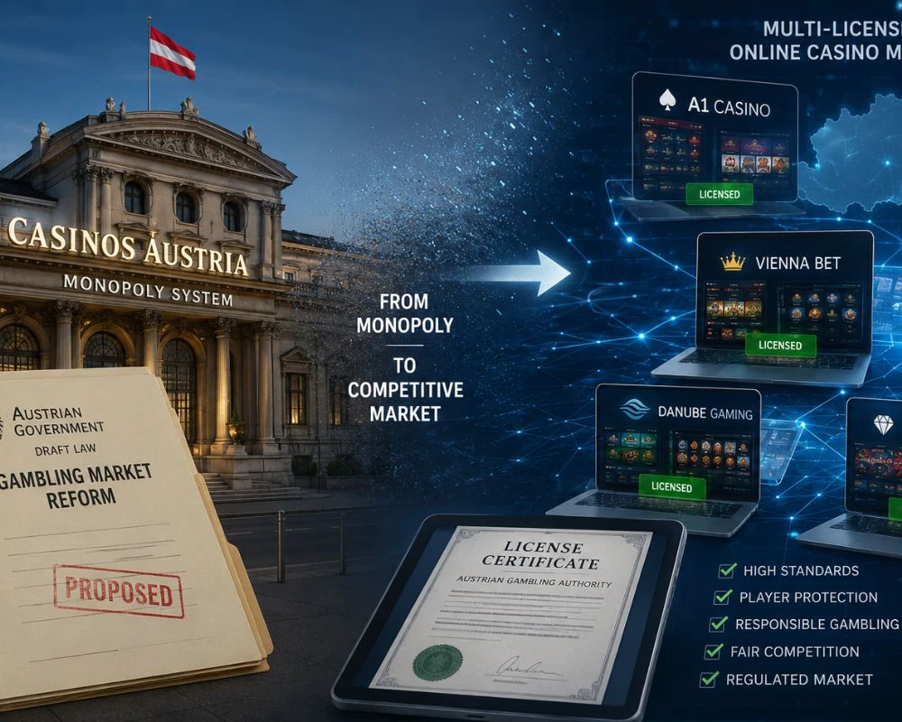 Austrija siūlo daugialicencinę internetinių kazino rinką