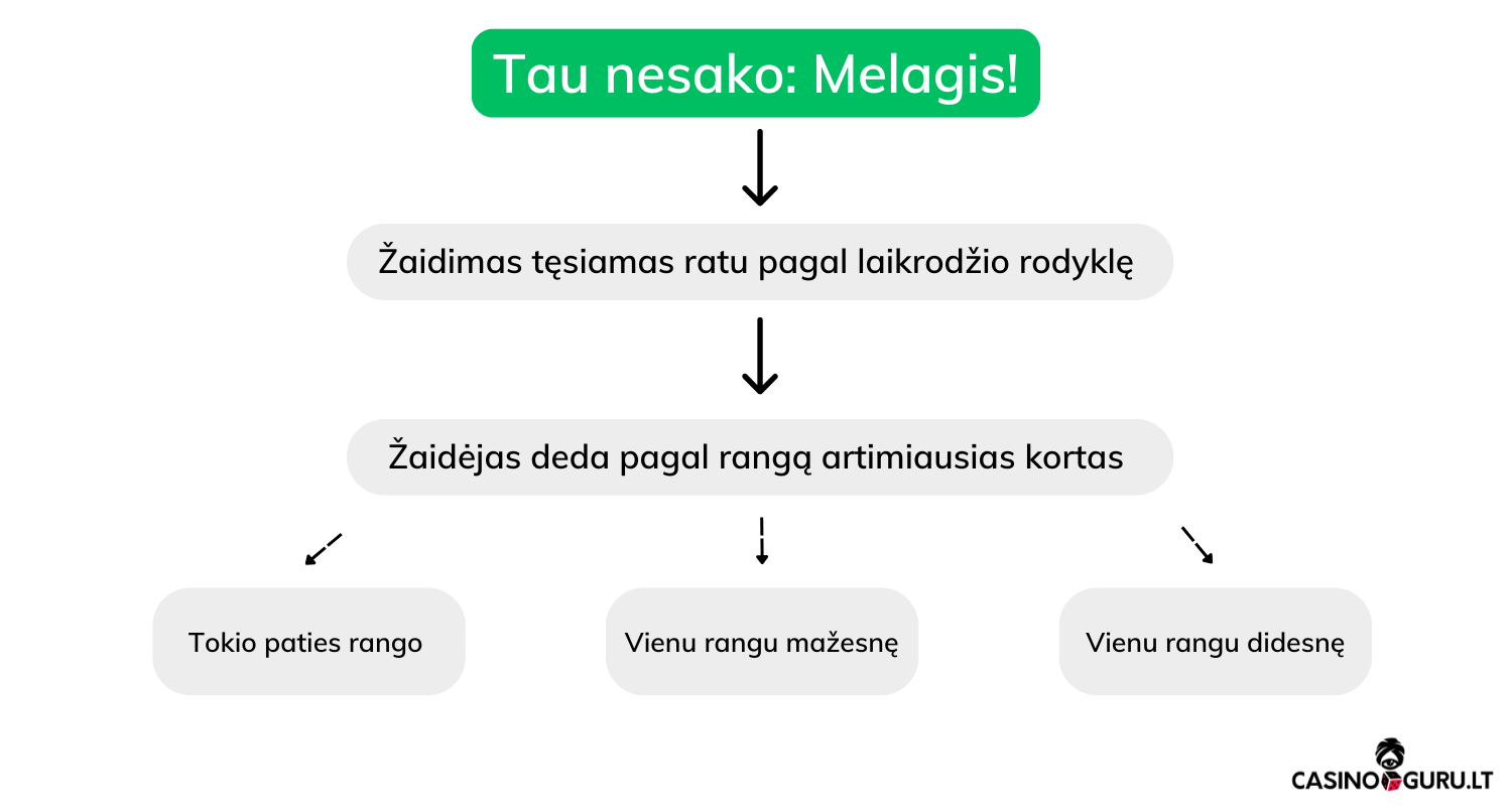 Žaidimo Melagis taisyklės Kortų-žaidimo-Melagis-taisyklės