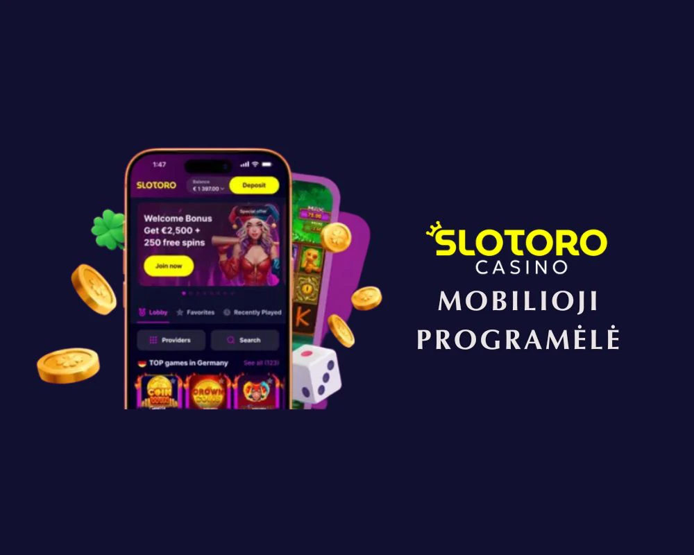 Mobili „Slotoro“ programėlė