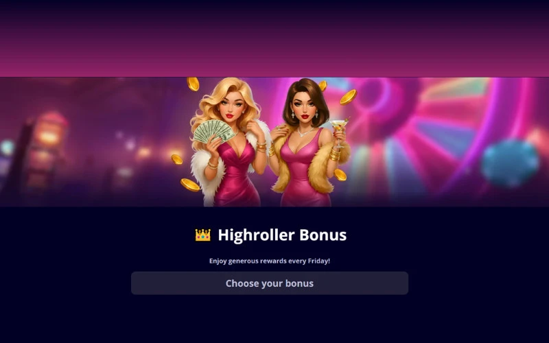„Highroller“ premija slotoro-high-roller-bonusas