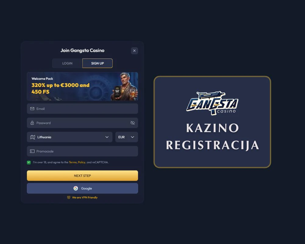 „Gangsta“ registracija