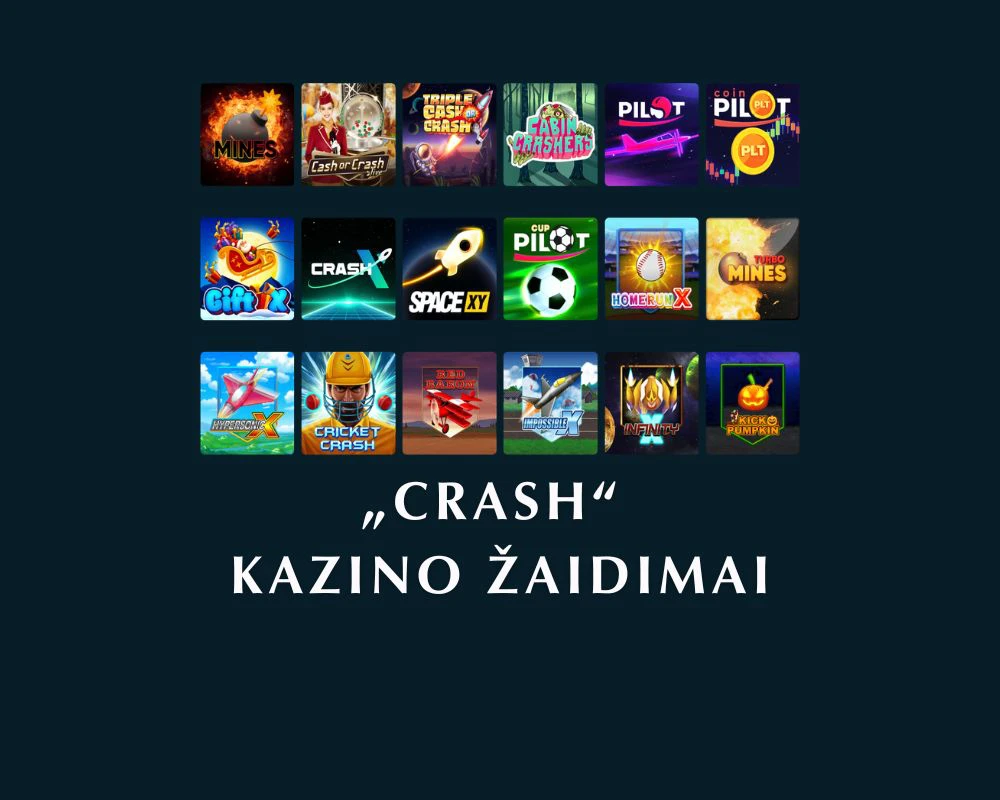 Kaip žaisti „Crash“ žaidimus