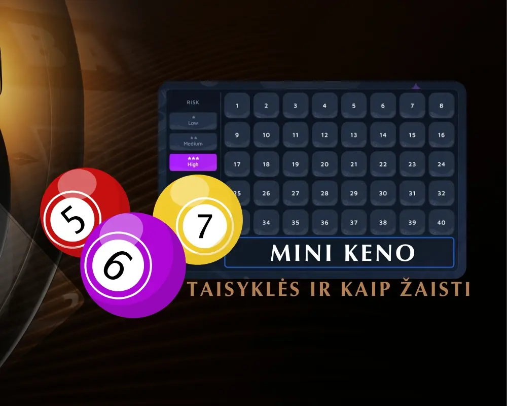 40 kamuoliukų Mini keno taisyklės